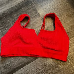 PINK sport swimsuit top size medium with adjustable straps